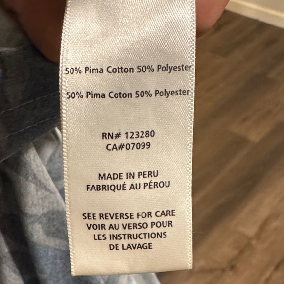 Travis Mathew Tropical Gray and Blue Polo - Picture 5 of 5